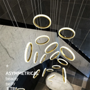 Axyaa Nordic Luxury LED Chandelier for Dining Room, Living Room, and Stairs