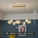 Axyaa LED Glass Ball Chandelier with Remote Control Home Decoration Indoor Lighting