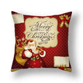 Axyaa Festive Christmas Pillow Case for Sofa Decor Merry Xmas Cushion Cover