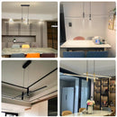 Axyaa Modern Minimalist Line Suspension LED Pendant Lamp for Kitchen Dining Table