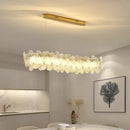 Axyaa Crystal Chandelier: Luxury Living Room & Dining Room Pendant Light