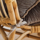 Axyaa Velvet Chair Seat Cushion - Comfortable and Stylish for Home or Office