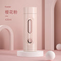 Axyaa Double-Layer Glass Tea Cup - 420ml, Leak-Proof & Portable