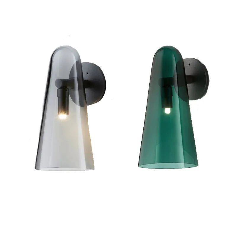 Luxury Dark Green Nordic Wall Lamp for Bedroom and Living Room by Axya