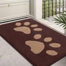 Axyaa Quick Dry Chenille Mud Mat - Absorbent Non-Slip Dog Door Mat