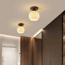Axyaa Retro Glass LED Ceiling Chandelier for Living Room, Kitchen, Bedroom