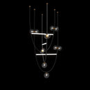 Axyaa Designer Glass Chandelier Pendant Light LED - Hall Villa Decor