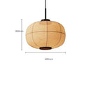 Axyaa Vintage Fabric Lantern Pendant Lights for Home Dining Room