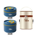 Axyaa Stainless Steel Thermal Bento Box Bag Large Capacity - BPA Free Food Container