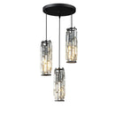 Axyaa Retro Crystal Pendant Light for Home Dining Table - Minimalist Branded Hanging Lamp