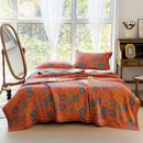 Axyaa Cotton Gauze Floral Single Quilt Blanket for Summer Comfort