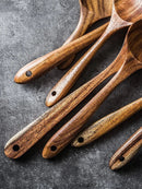 Axya Teak Wood Kitchen Utensil Set