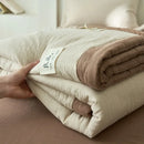 Axyaa Soy Fiber Double-Layer Summer Quilt Set - Breathable & Washable