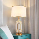 Axyaa Black Ceramic Desk Lamp - Modern Nordic Luxury Table Lamp for Living Room