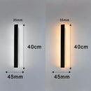 Axyaa Waterproof LED Wall Lamp Modern Garden Decor Light 40-120CM Indoor Outdoor