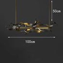 Axyaa LED Chandeliers Pendant Lamp for Dining Room, Modern Hanging Lights for Ceiling