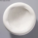 Axya White Ceramic Dinner Plates & Salad Bowl Set