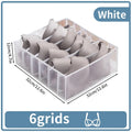 Axyaa Mesh Underwear Organizer Drawer Divider for Clothes Storage Box - Breathable & Foldable