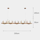 Axyaa Modern Light Luxury LED Chandelier for Living Room Décor