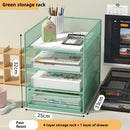 Axyaa File Tray Rack Organizer - Desktop Paper Sorter & Mail Stand