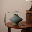 Axyaa Coarse Pottery Vase: Aesthetic Room Decor for Flowers, Plant Pot or Ornaments