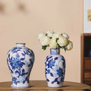 Axyaa Antique Chinese Style Ceramic Vase for Living Room Home Decor