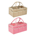 Axyaa Stroller Organizer Mommy Tote: Portable Storage Diaper Bag & Baby Accessories Basket