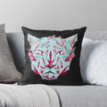 Cute Cat Decorative Pillow Case Cover for Modern Living Room Sofa by Axyaa