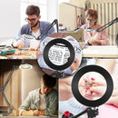 Axyaa LED Lighted 5X Magnifying Glass with 3 Color Modes