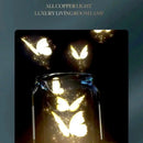 Axya Butterfly LED Crystal Wall Lamp for Bedroom and Living Room Decor