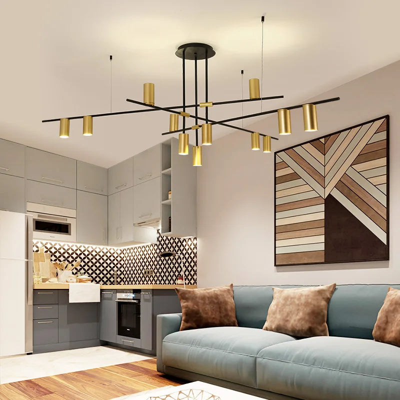 Axyaa Modern Minimalist Chandelier for Living Room, Restaurant, and Bar
