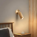 Axyaa Luxury LED Wood Gold Wall Lights Vintage Brass Interior Lighting