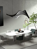 Axyaa Modern Minimalist LED Chandeliers with Remote Control