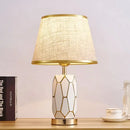 Axyaa Contemporary Ceramic Table Lamp LED Dimming Desk Light for Home Living Room