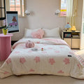 Axyaa Cotton Jacquard Blanket Quilt | Thick Winter Blanket | Multi-functional & Cozy