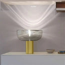 Axyaa Luxury Nordic Glass Table Lamp for Living Room and Bedroom