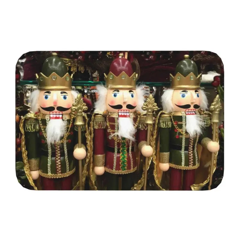 Axyaa Nutcracker Soldier Doll Door Mat Home Decor