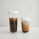 Axyaa Iced American Coffee Cup Tritan Water Bottle for Women