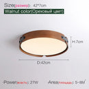 Axyaa Walnut Ceiling Light: Modern Japanese Style Nordic Fixture for Master bedroom and Restaurant