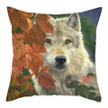 Axyaa Wildlife Wolf Decorative Pillow Sleeve for Home and Office Décor