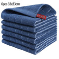 Axyaa Cotton Kitchen Towels Set of 4, Ultra Soft Absorbent Dishcloths