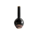 Axyaa Ceramic Vase Candlestick Golden Tray Flower Arrangement Home Decoration Plant Pot