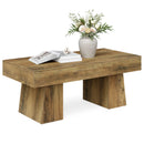 Axyaa Vintage Wooden Coffee Table - Modern Center Cocktail Furniture