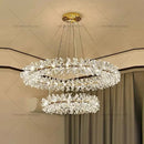 Luxury Crystal Chandelier Light for Living Room, Bedroom, Dining Room by Axyaa