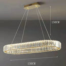 Axyaa Crystal Chandelier Pendant Lamp for Living Room Dining Room Ceiling Light