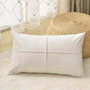 Axyaa Velvet Cross Lumbar Cushion Cover - Cozy Home Decor Pillow Case 30x50cm