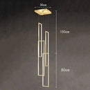 Axyaa Modern LED Ring Stairs Pendant Chandeliers for Living Room and Dining Room