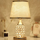 Axyaa Modern Crystal Table Lamp: Simple, Warm & Stylish Bedroom Decor