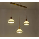 Axyaa Wabi Sabi Wooden Pendant Light for Bedroom, Restaurant, and Bar