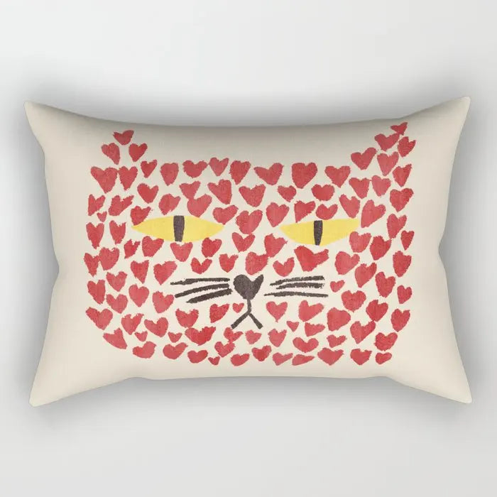 Axyaa Geometric Animal Print Sofa Pillowcase - Nordic Design